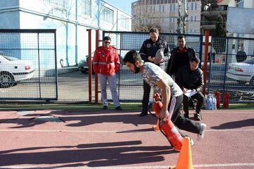 آزمون عملی استخدامی آتش‌نشانی در قزوین برگزار می‌شود