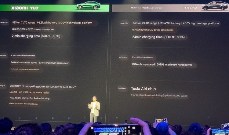 استقبال بی‌سابقه از YU7؛ شیائومی در ۳ دقیقه ۲۰۰ هزار سفارش گرفت