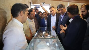 افتتاح نمایشگاه گوهرسنگ و شهابسنگ های ایران در زرند