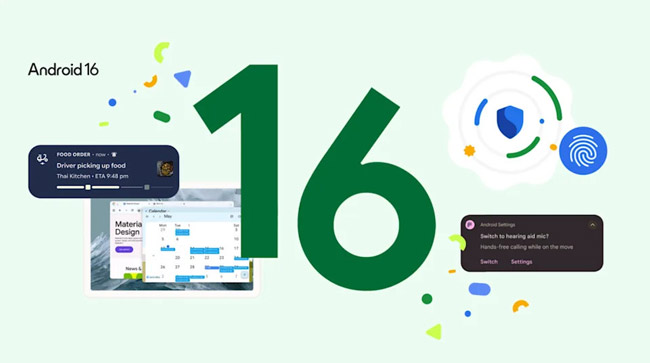 اندروید ۱۶ با اعلان‌های زنده و قابلیت‌های دوربین پیشرفته منتشر شد