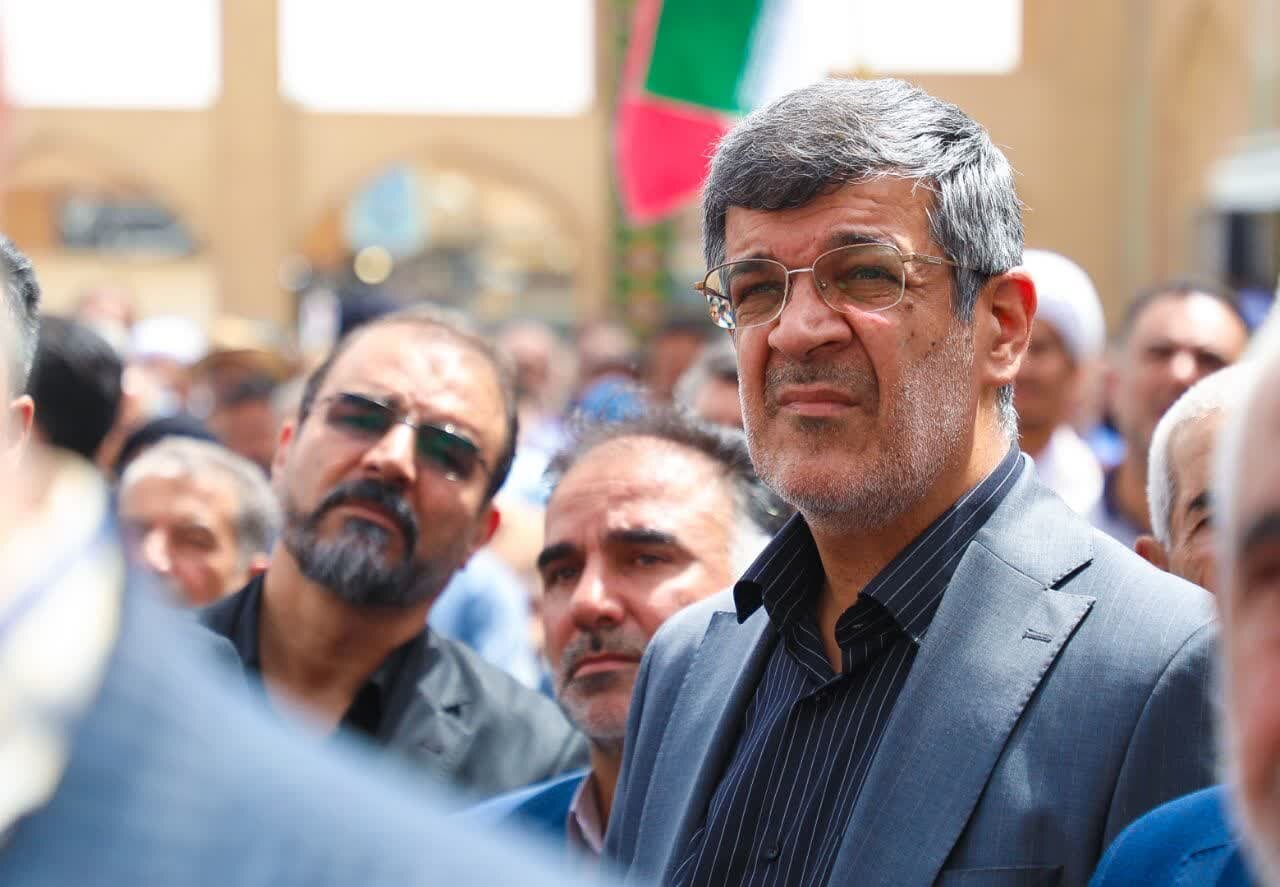 برگزاری مراسم تشییع شهدای حمله رژیم صهیونیستی به یزد