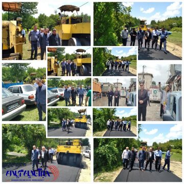 تداوم نهضت خدمات رسانی آسفالت روستایی در صومعه سرا