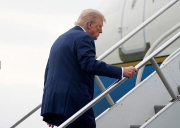 ترامپ هم به سرنوشت بایدن دچار شد/عکس