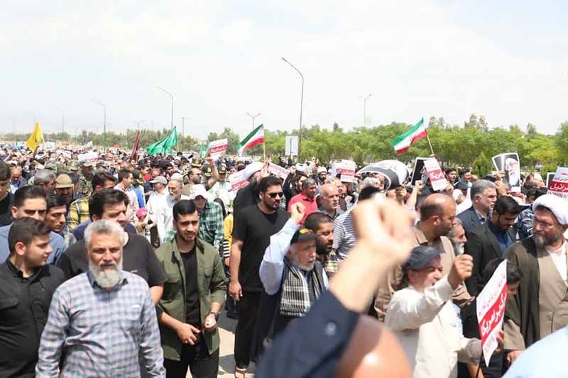 تظاهرات مردم سمنان در محکومیت جنایات رژیم صهیونیستی برگزار شد