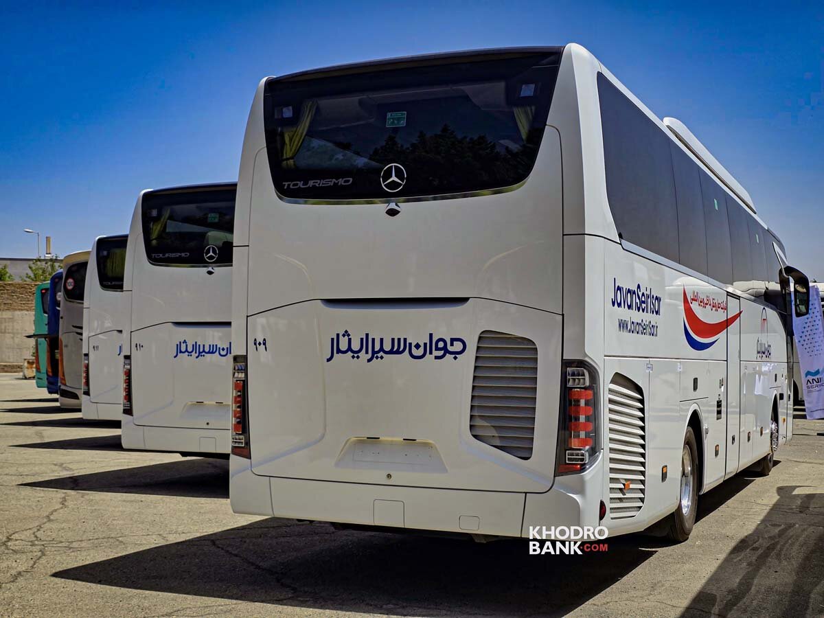 حضور مرسدس بنز Tourismo در در ناوگان بین‌شهری ایران