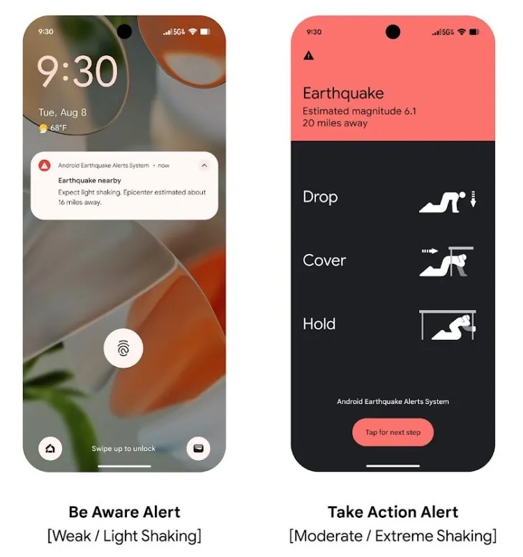 دریافت هشدار زلزله روی مچ دست؛ قابلیت جدید Wear OS معرفی شد
