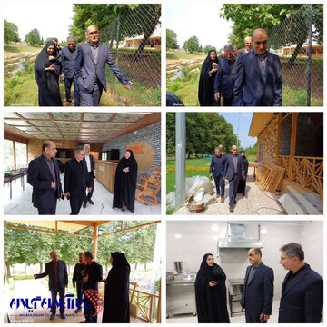 دیدار استاندار گیلان از مجتمع گردشگری گیل تاج در تولم شهر