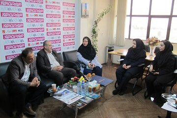 دیدار مدیرکل فرهنگ و ارشاد قزوین از دفتر خبرگزاری recive در استان
