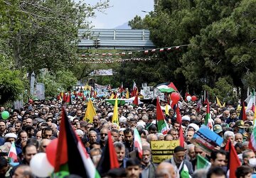 راهپیمایی مردم مشهد در محکومیت حمله رژیم صهیونیستی به ایران؛ پس از نماز جمعه