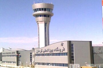 ریزگردها موجب اختلال در پروازهای فرودگاه کرمان شدند