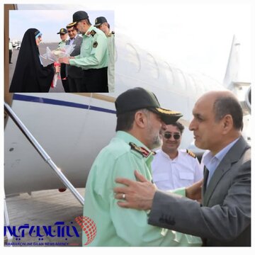 فرمانده کل انتظامی کشور وارد رشت شد