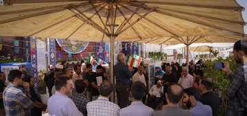 فریاد مرگ بر اسراییل مردم کرمان از جوار مزار حاج قاسم سلیمانی