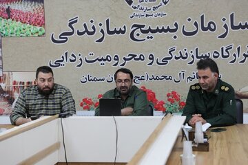 میدانداری بسیج سازندگی استان سمنان با تشکیل قرارگاه «شهید حاجیزاده» برای پشتیبانی و امداد در مقابله با رژیم صهیونیستی