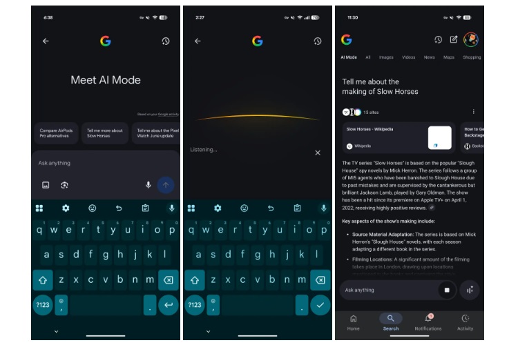 هند به عنوان نخستین کشور پس از آمریکا به AI Mode گوگل دسترسی یافت