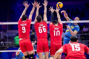 پایان هفته تلخ با برد اوکراین؛ طلسم والیبال ایران شکسته شد!