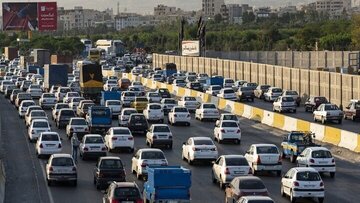 پرحجم بودن تردد در مبادی خروجی پایتخت
