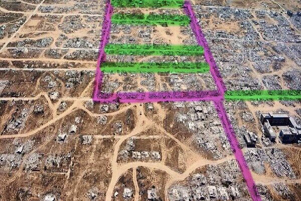 یک شهر در غزه به کلی از نقشه محو شد/عکس