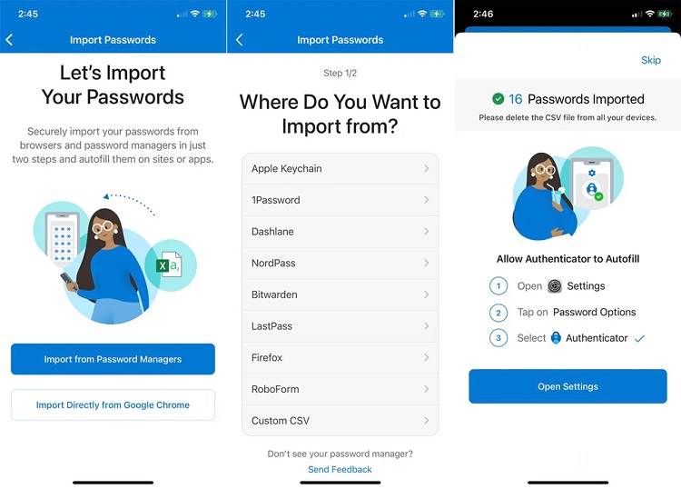 آتنتیکیتور مایکروسافت دیگر رمزهایتان را نگه نمی‌دارد، به فکر جایگزین باشید
