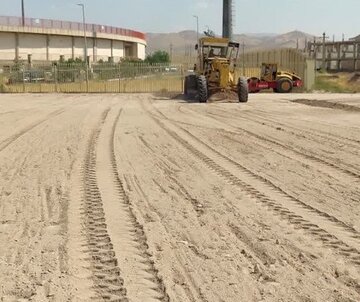 آغاز عملیات آماده‌سازی پارکینگ ورزشگاه سردار آزادگان