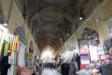 اتمام بخش‌های مرمت بازار وکیل شیراز