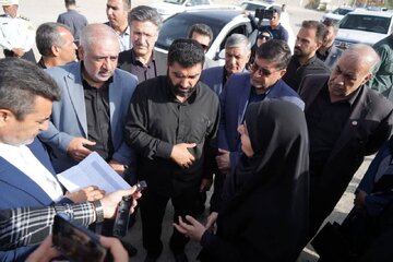 بازدید وزیر راه و شهرسازی از محور شهرکرد- شلمزار