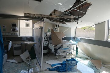 بخش‌های آسیب دیده بیمارستان فارابی ۴۸ ساعت آینده به چرخه خدمت رسانی برمی گردد