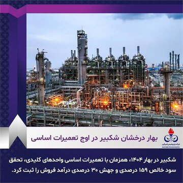 تحقق سود خالص ۱۵۹ درصدی و جهش ۳۰ درصدی درآمد فروش پتروشیمی امیرکبیر