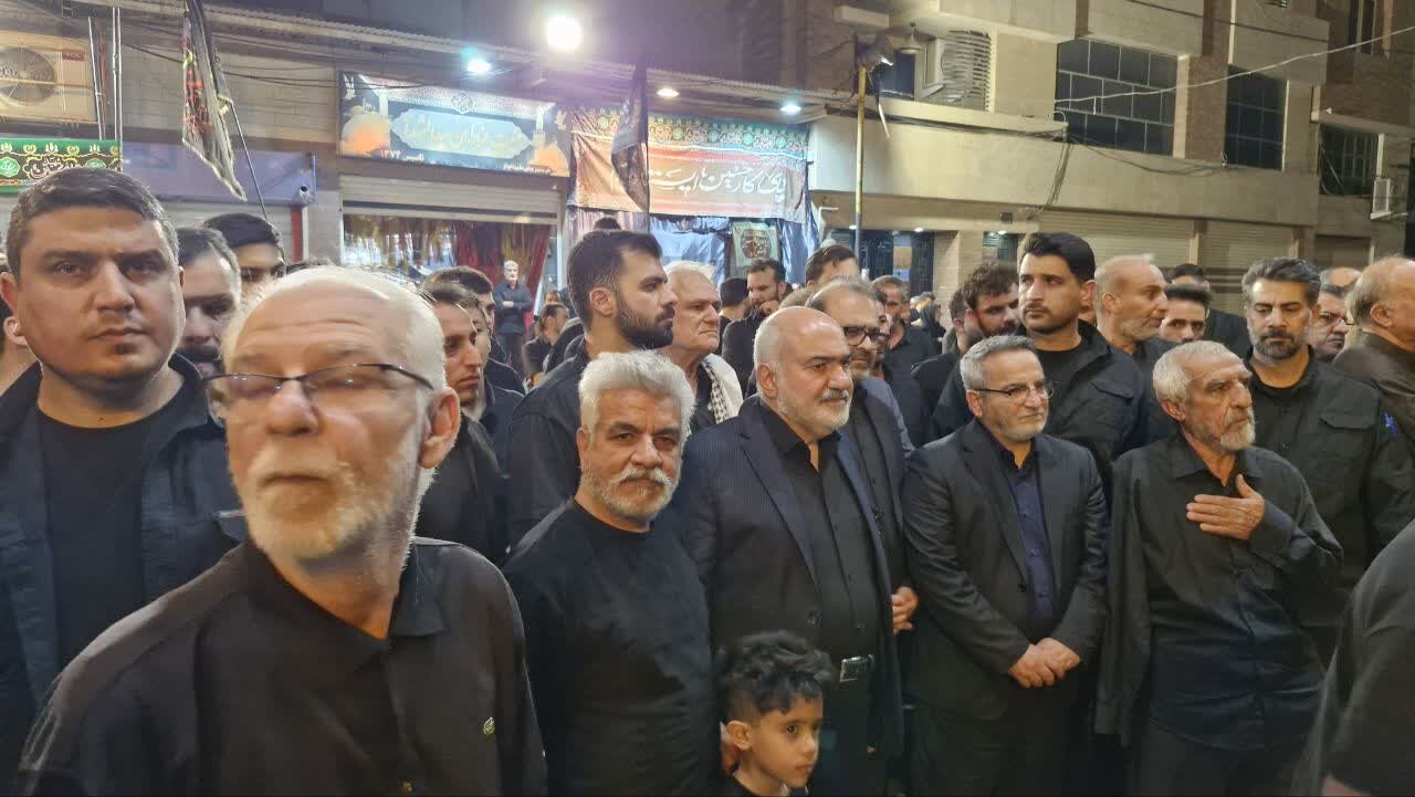 تصاویر | حضور استاندار خوزستان در عزاداری شب عاشورا؛ از حصیرآباد تا هیئت‌های خرمشهری و قشقایی
