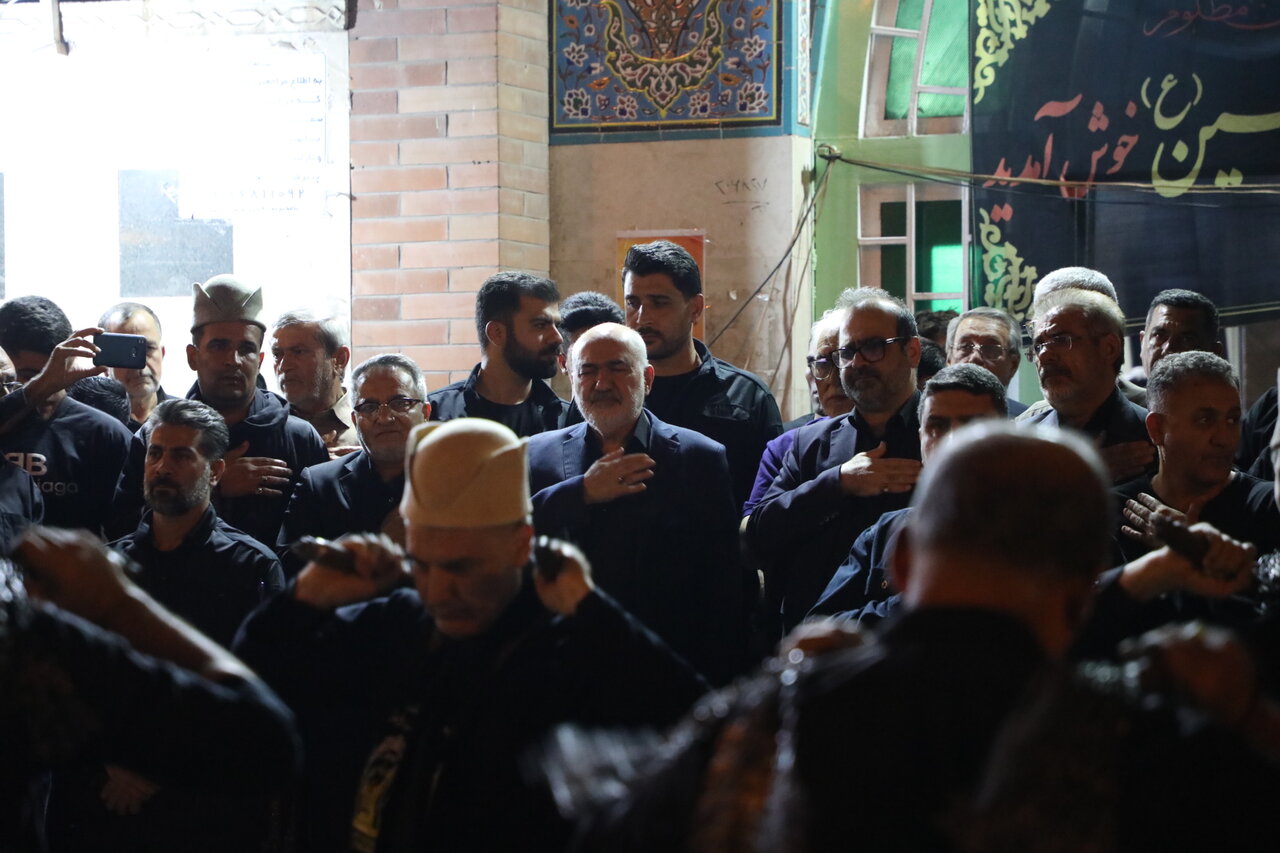 تصاویر | حضور استاندار خوزستان در عزاداری شب عاشورا؛ از حصیرآباد تا هیئت‌های خرمشهری و قشقایی