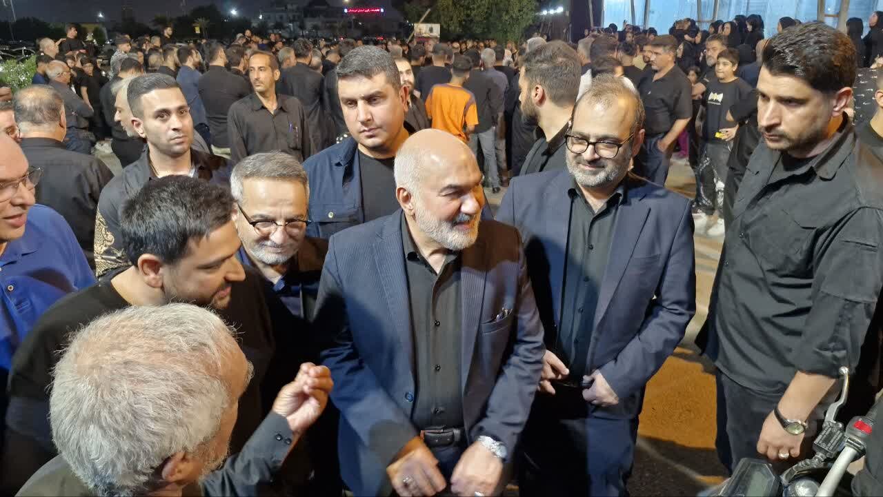تصاویر | حضور استاندار خوزستان در عزاداری شب عاشورا؛ از حصیرآباد تا هیئت‌های خرمشهری و قشقایی