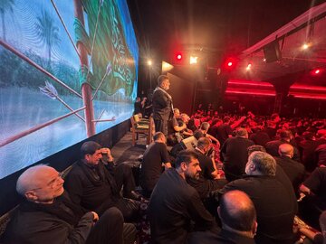 تصویری از حضور قالیباف و مخبر در مهدیه امام حسن مجتبی