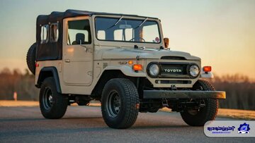 تویوتا لندکروزر با موتور آمریکایی /عکس
