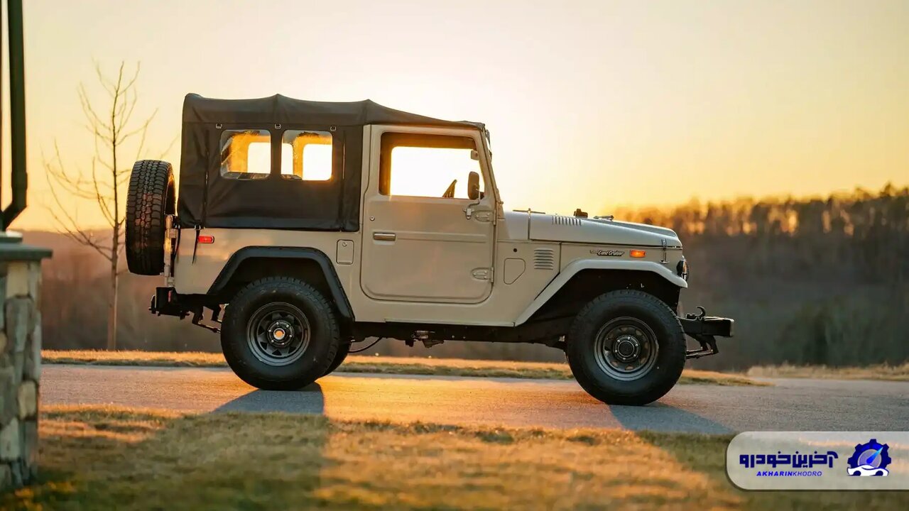 تویوتا لندکروزر با موتور آمریکایی /عکس