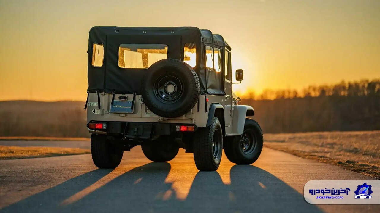 تویوتا لندکروزر با موتور آمریکایی /عکس