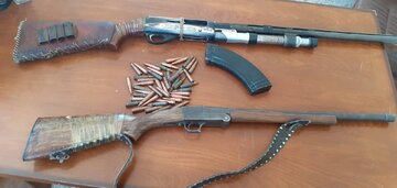 جمع آوری ۱۰۲ قبضه سلاح جنگی غیرمجاز در قلعه‌گنج