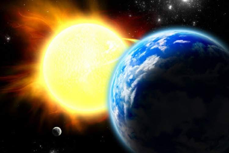 زمان رسیدن نور خورشید به سیارات + ویدئو