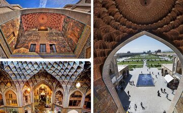 قاب‌هایی از تاریخ و هنر «اصفهان» در دوره «قاجار»/از نقش جهان و عالی‌قاپو تا منارجنبان و پل خواجو