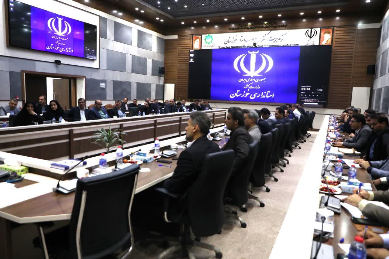 نشست بخشداران خوزستان با سرپرست معاونت سیاسی اجتماعی استانداری برگزار شد