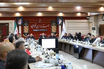 نشست شورای پدافند غیرعامل استان قزوین با حضور استاندار