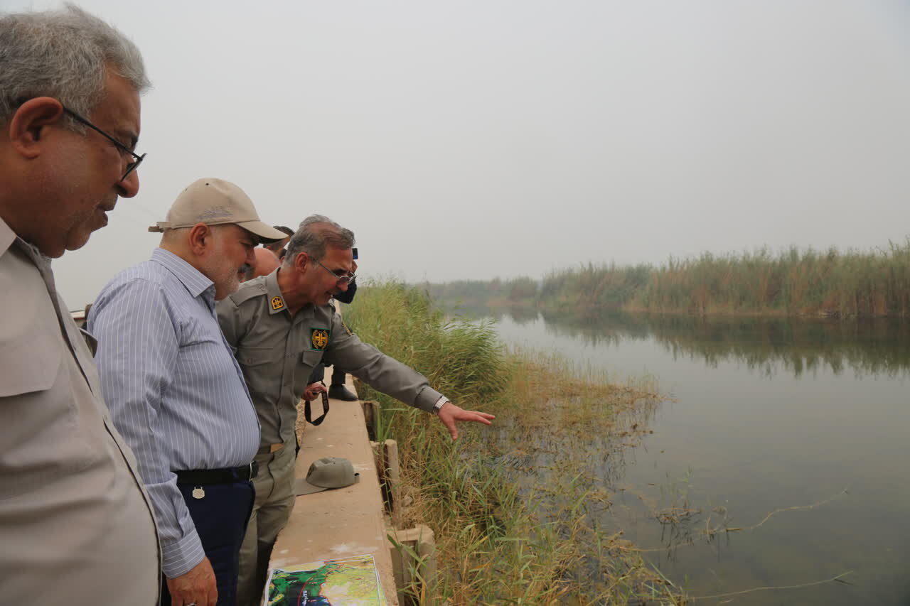 همکاری ایران و عراق برای مهار آتش تالاب هورالعظیم در دستور کار قرار گرفت