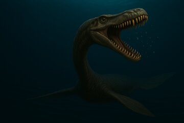 هیولای ۱۲ متری، شکارچی پرسهزن اعماق اقیانوس / عکس