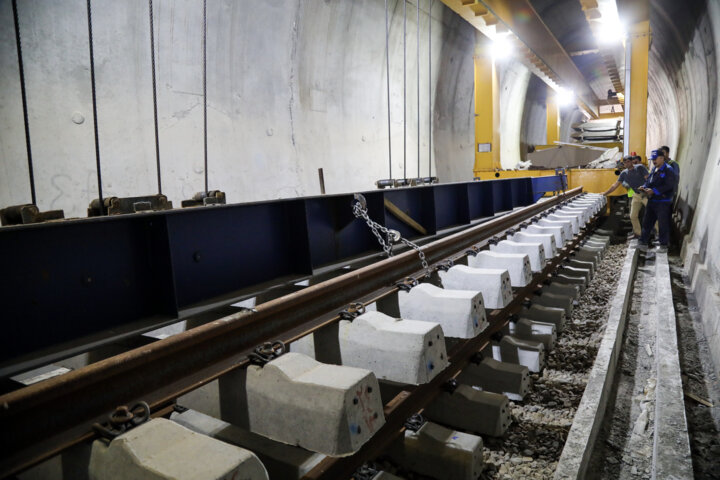 پایش میدانی روند اجرای پروژه راه‌آهن اردبیل - میانه