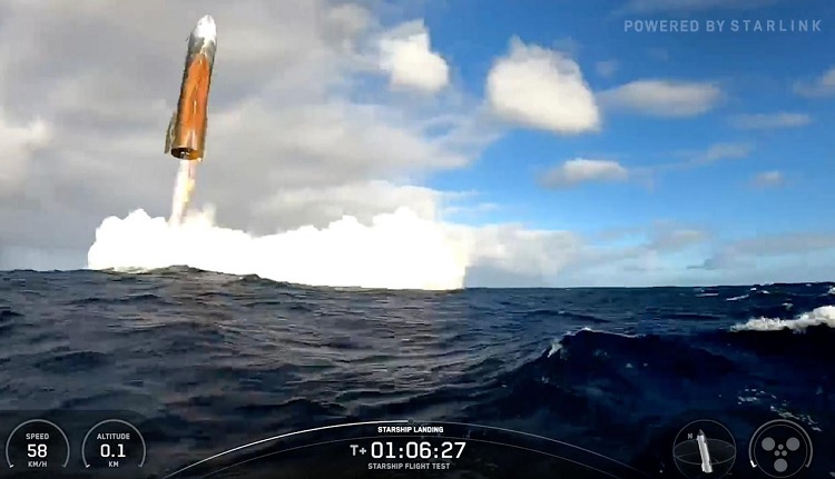 استقرار موفق نخستین محموله استارشیپ در فضا