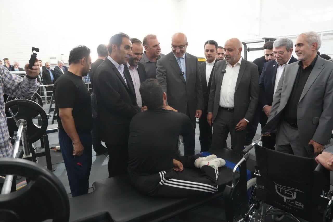 افتتاح سالن ورزشی ویژه معلولان با حضور وزیر تعاون، کار و رفاه اجتماعی