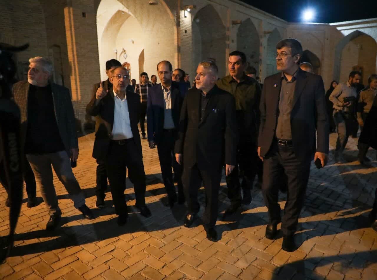 بازدید وزیر میراث فرهنگی، گردشگری و صنایع دستی از شهرستان میبد بازدید وزیر میراث فرهنگی، گردشگری و صنایع دستی از شهرستان میبد