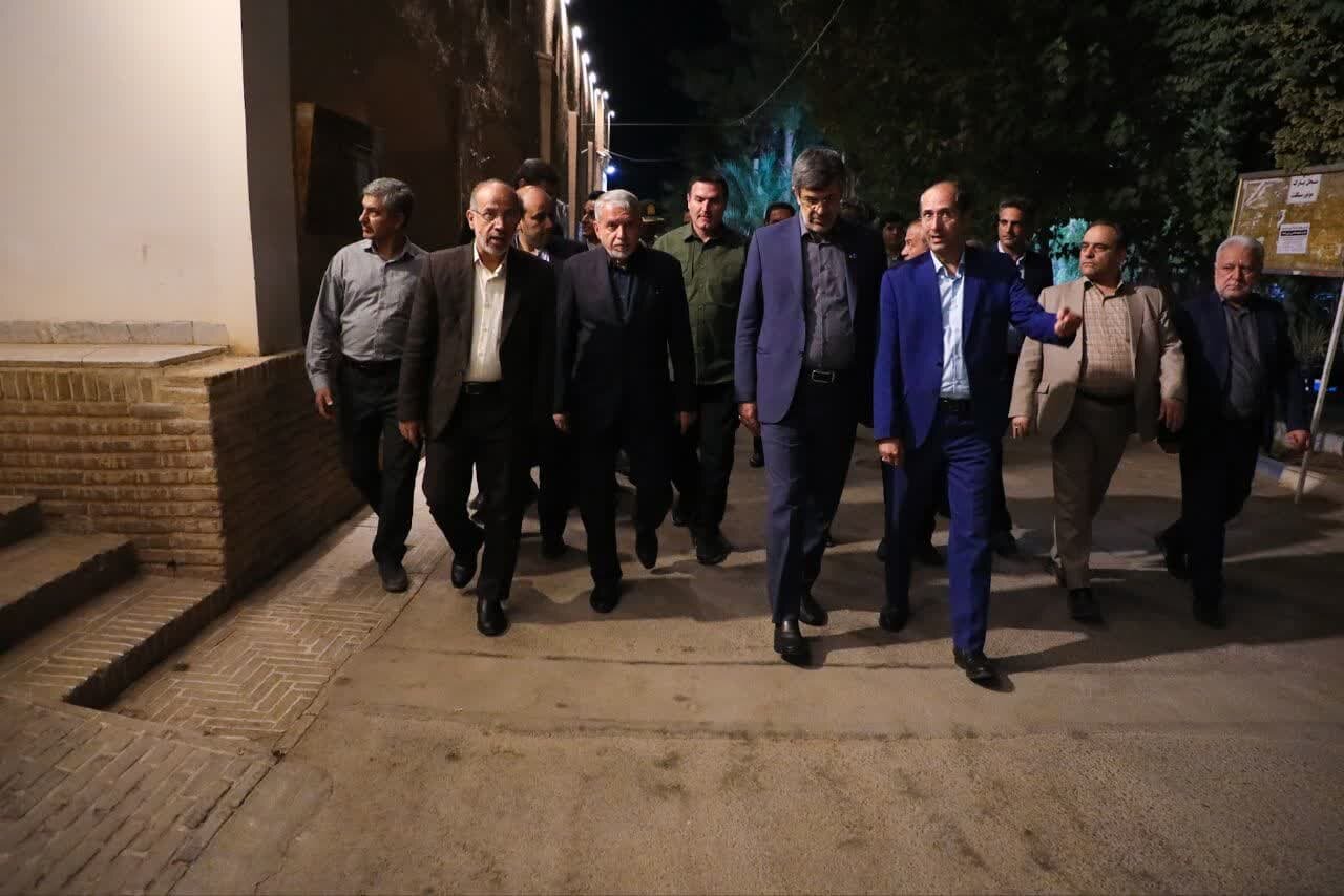 بازدید وزیر میراث فرهنگی، گردشگری و صنایع دستی از شهرستان میبد بازدید وزیر میراث فرهنگی، گردشگری و صنایع دستی از شهرستان میبد