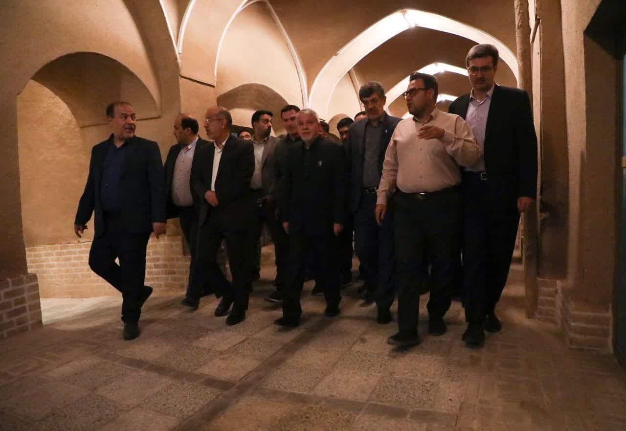 بازدید وزیر میراث فرهنگی، گردشگری و صنایع دستی از شهرستان میبد بازدید وزیر میراث فرهنگی، گردشگری و صنایع دستی از شهرستان میبد