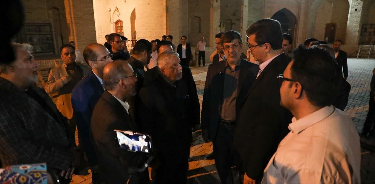 بازدید وزیر میراث فرهنگی، گردشگری و صنایع دستی از شهرستان میبد بازدید وزیر میراث فرهنگی، گردشگری و صنایع دستی از شهرستان میبد