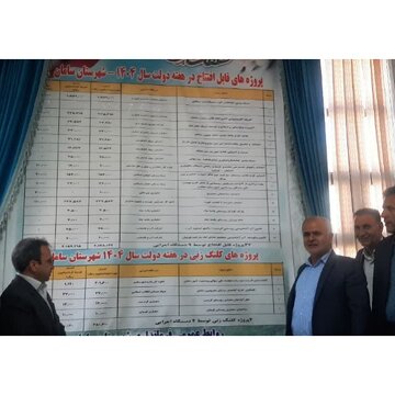 تامین آب دو روستا در شهرستان  سامان