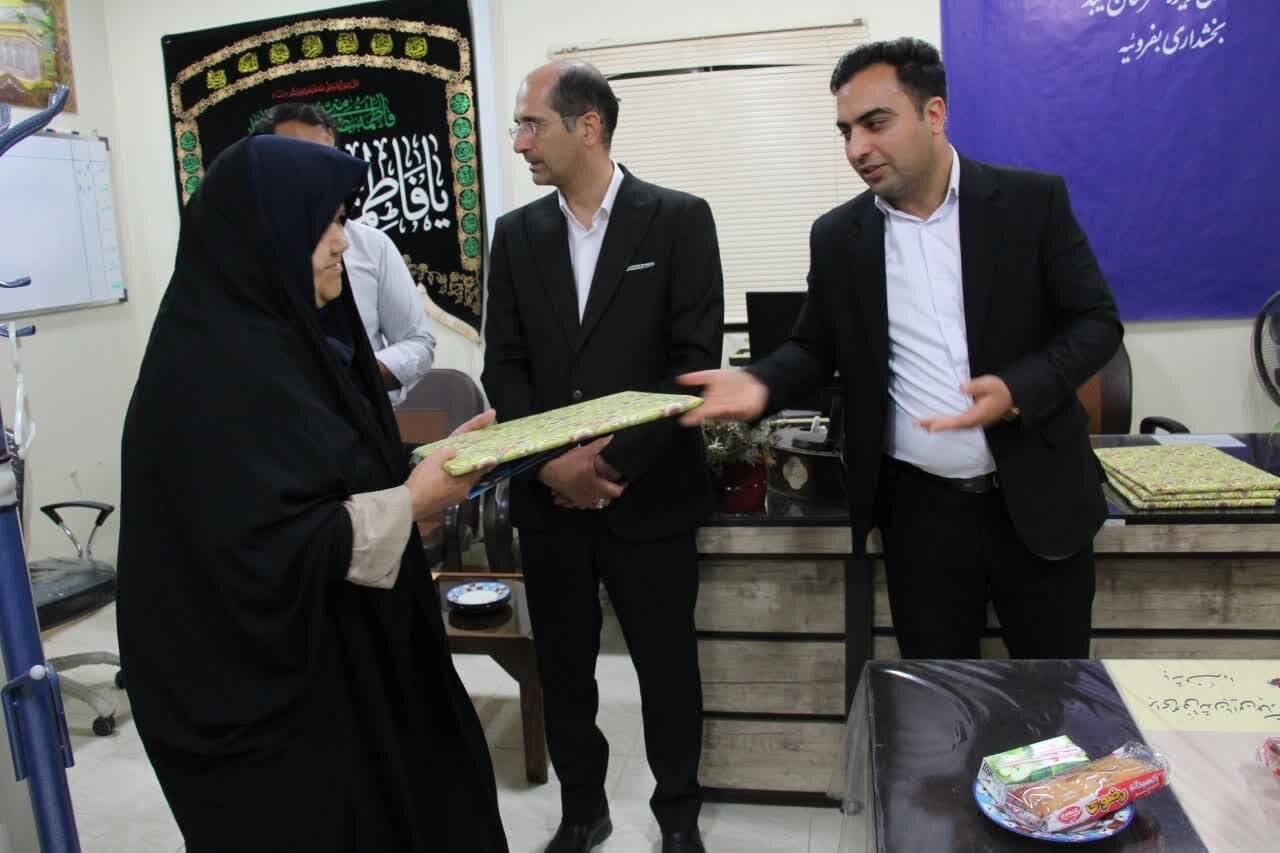 نشست خبری بنی فاطمی سرپرست بخشداری بفروئیه با خبرنگاران